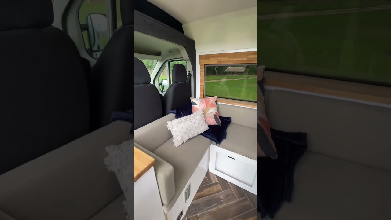Speedy Camper Van Tour 🚐 L-shaped lounge layout!
