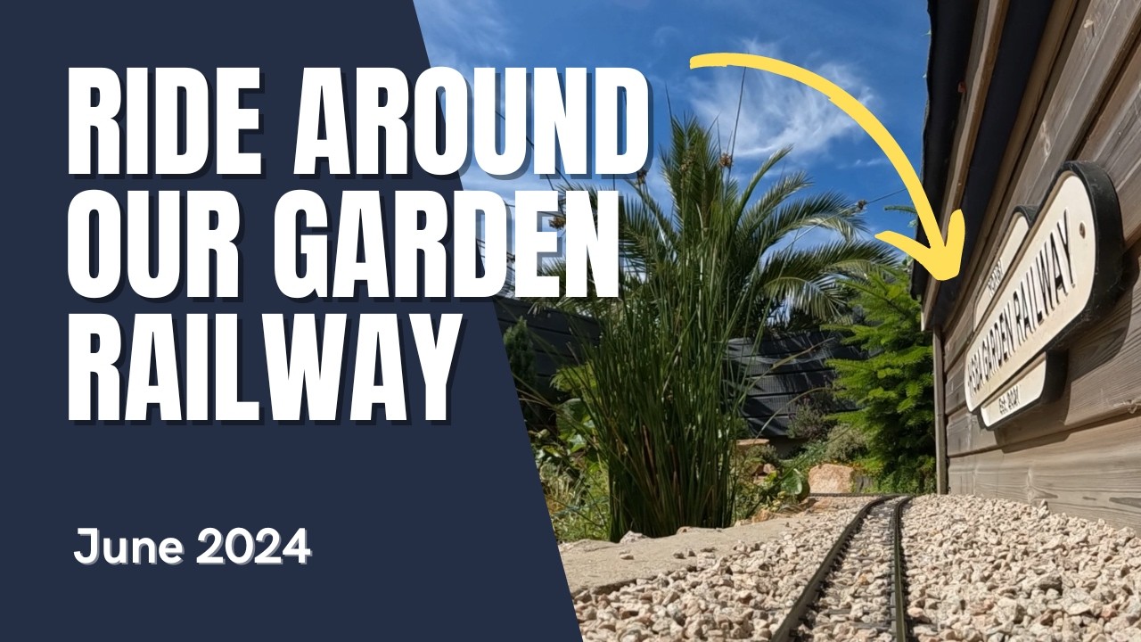 Drivers' Eye View of our Garden Railway Open Day (June 2024)