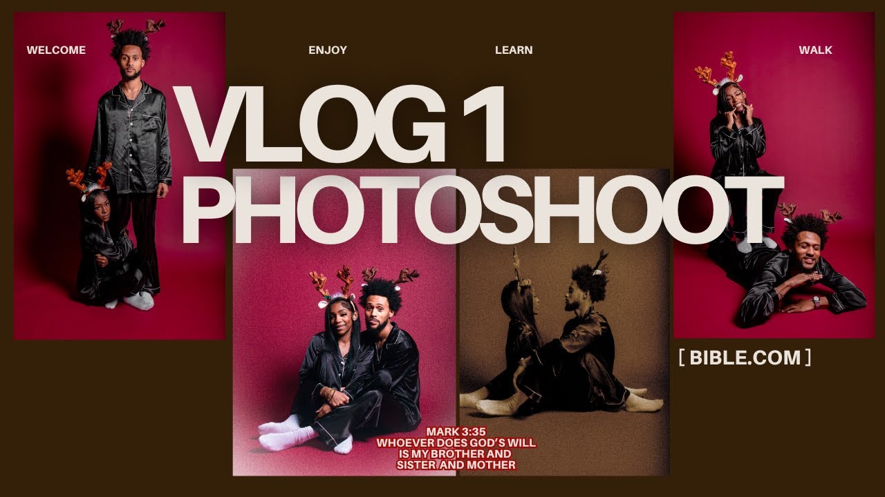 VLG 1 | CHRISTMAS PHOTOSHOOT, MUKBANG, BIBLE STUDY, ETC.
