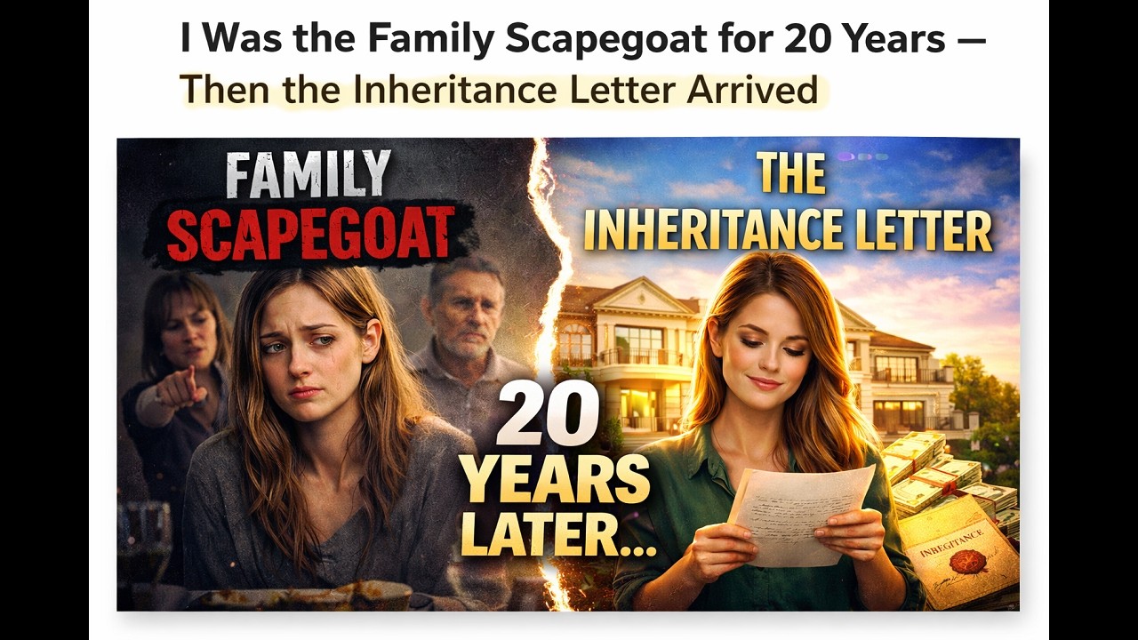 I Was the Family Scapegoat for 20 Years — Then the Inheritance Letter Arrived