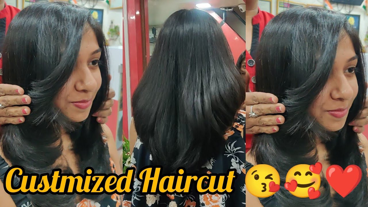 Custmized haircut..🥰❤️@dazzlerhairbeautyhub |Indian girls and women hair cutting vlogs ✂️ | Haircut