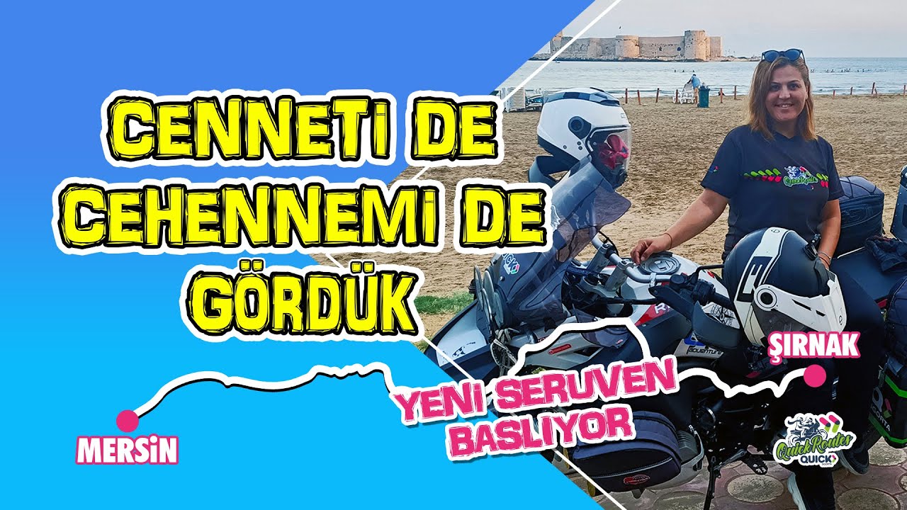 Motosikletle Mersin; Cennet - Cehennem | Kız Kalesi | 2Teker 2Yürek