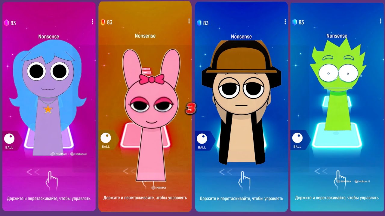 Sprunki Incredibox - Tiles Hop EDM Rush - Yamal Games