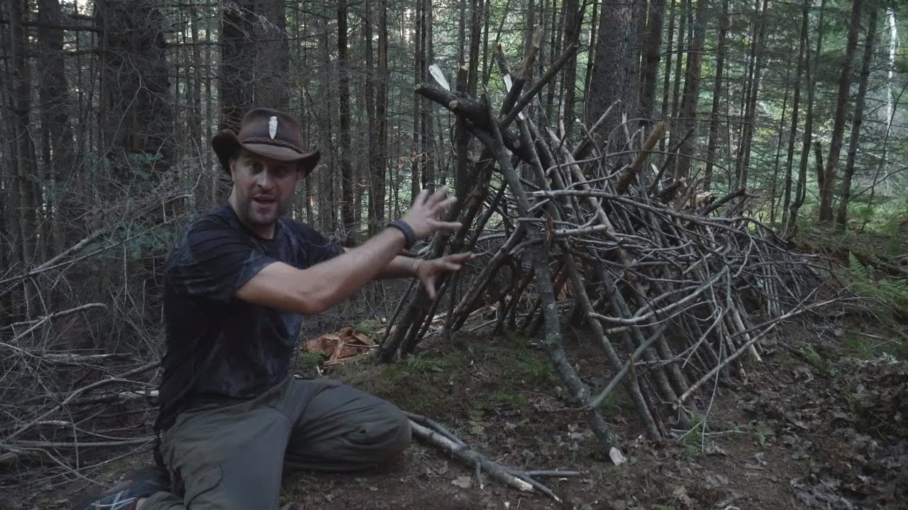 Debris Hut Survival Shelter