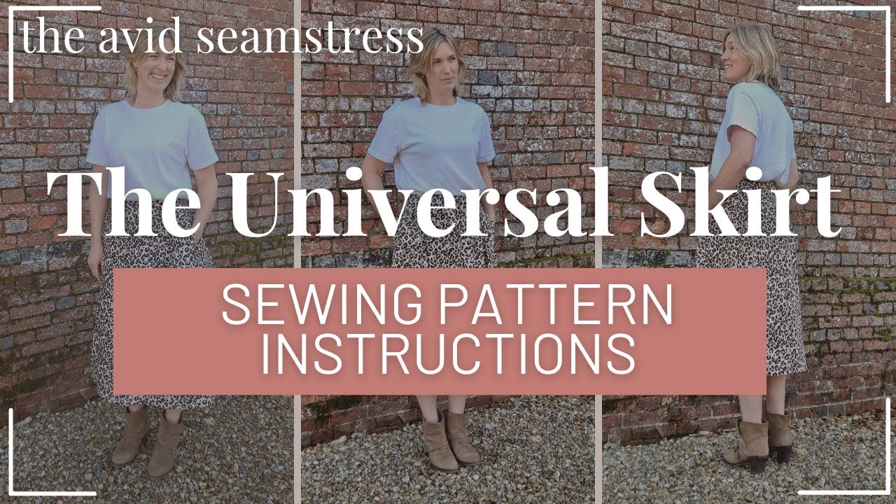 Sew The Universal Skirt - Sewing Pattern Instructions | The Avid Seamstress