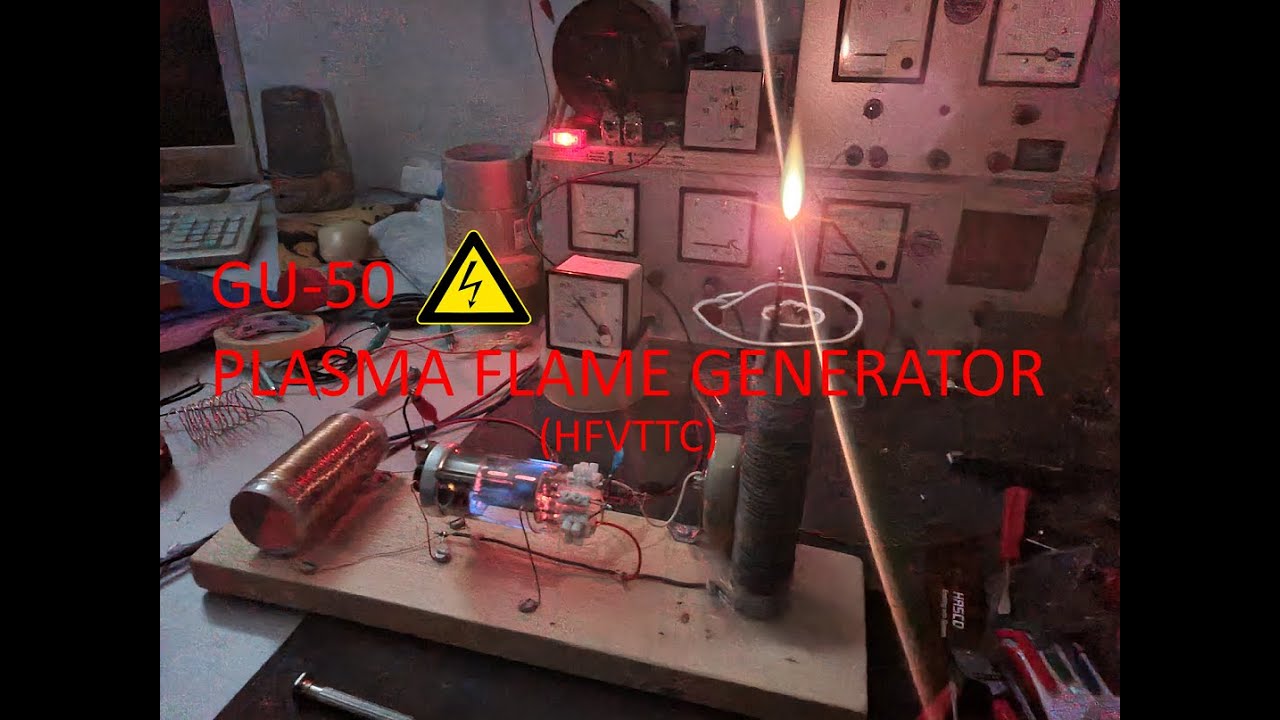 Plasma Flame Generator with the GU-50 Tube (HFVTTC)