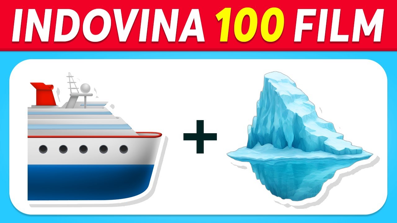 🎥 Indovina il Film dagli Emoji Quiz 🍿 | 100 FILM DAGLI EMOJI
