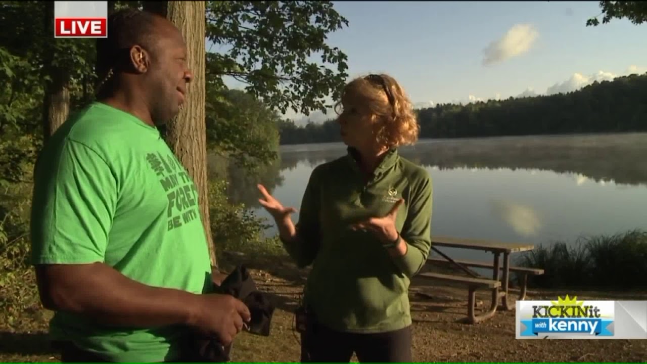 Go take a hike! That's what Kenny's doing at the Hinckley Reservation
