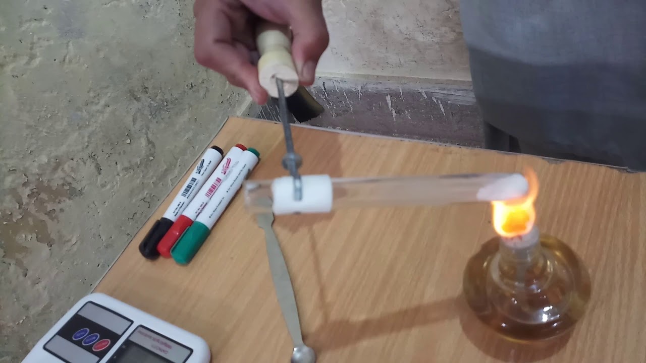 Sublimation of Ammonium chloride-Practical-M.Saleem(prince)