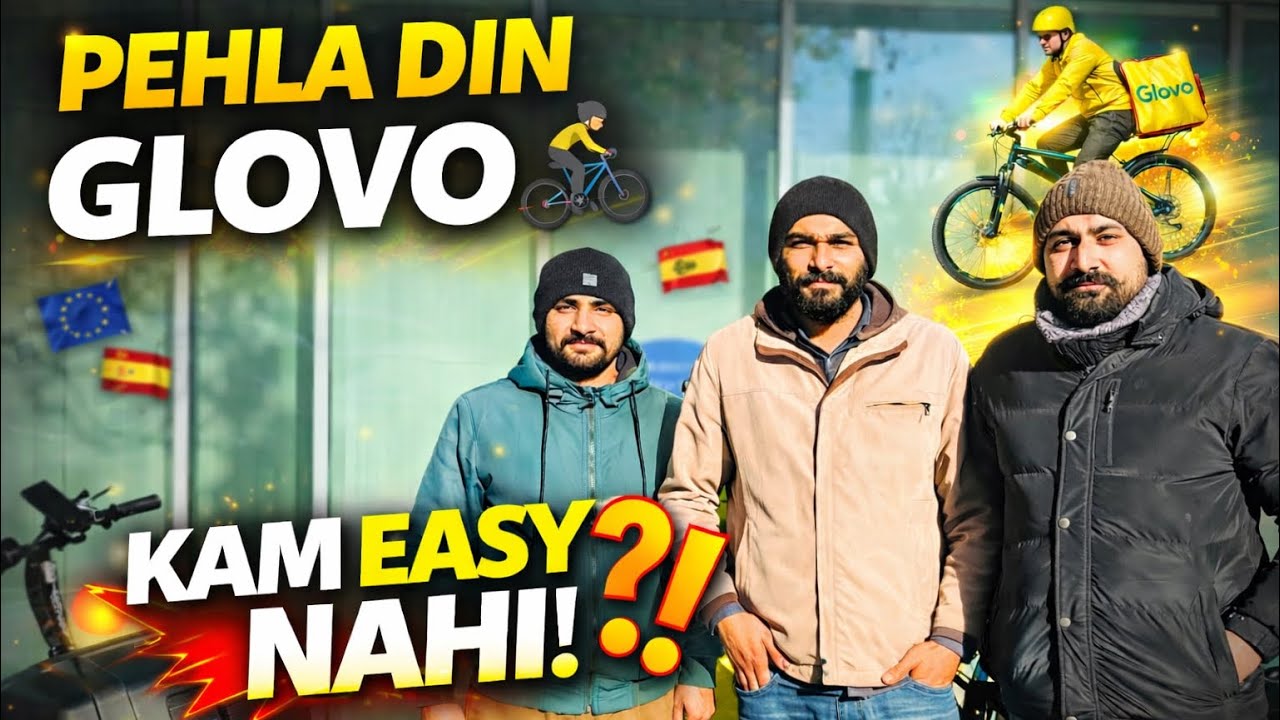 First Time Glovo Delivery 🚴‍♂️ | Easy Hai Ya Hard?|Europe🇪🇺|Spain🇪🇸