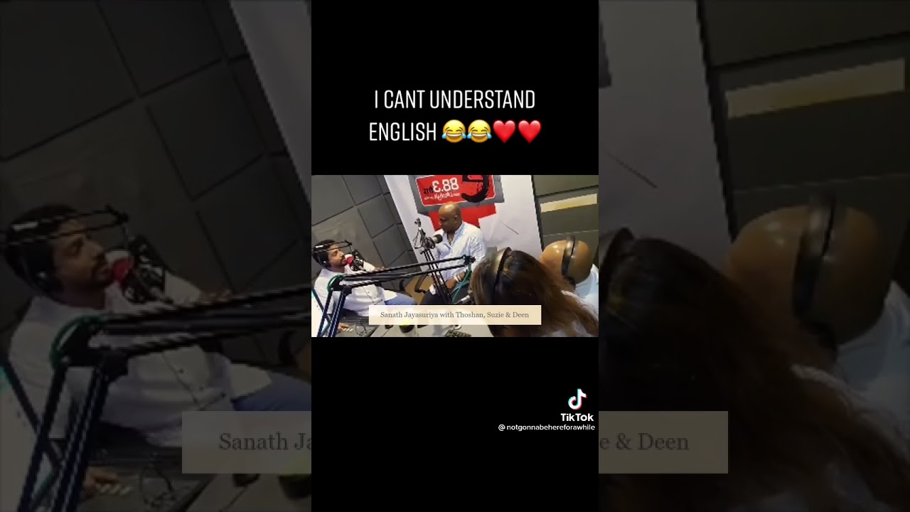 I can't understand English - Sanath Jayasuriya funny chat - Arjuna Ranatunga - Ross Emerson incident