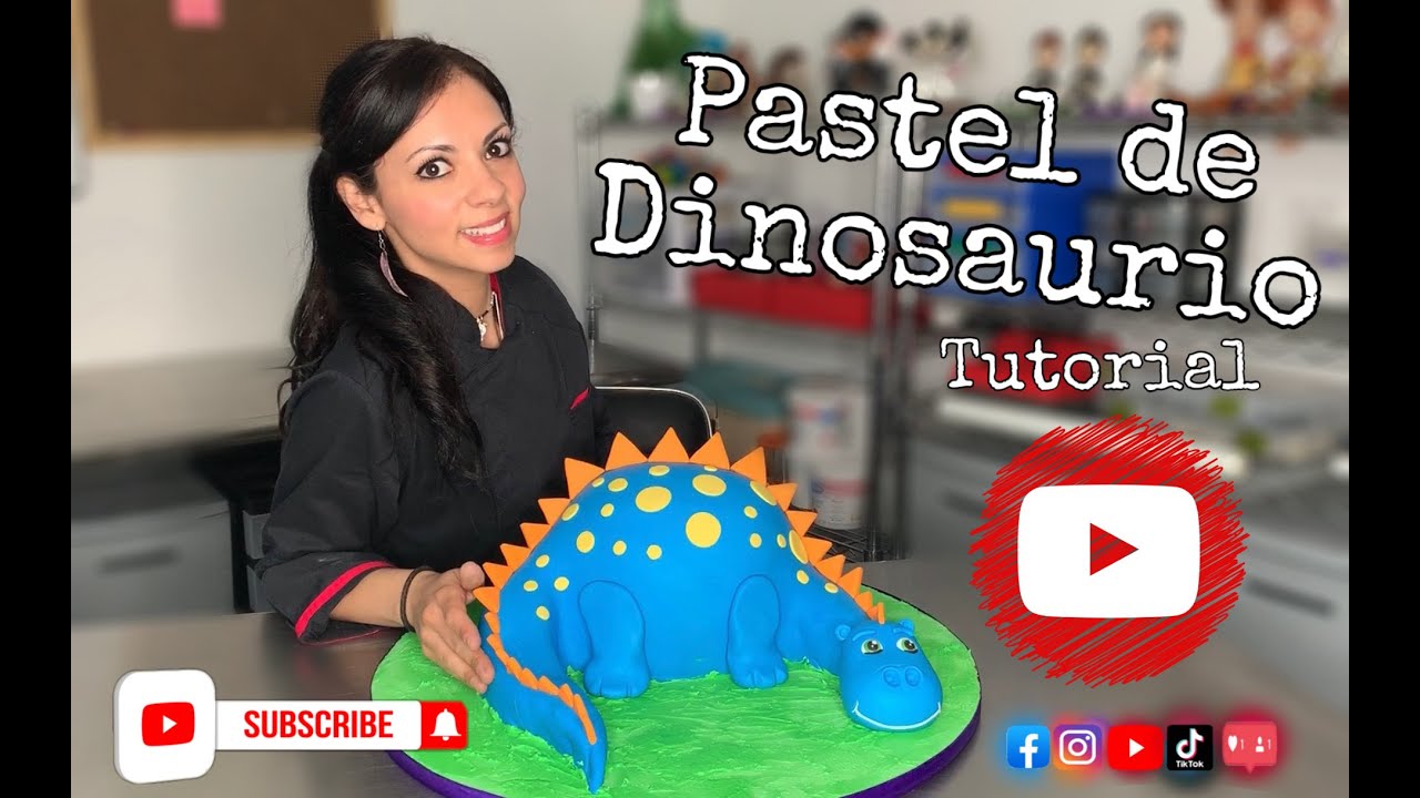 Cómo hacer pastel de Dinosaurio en 3D