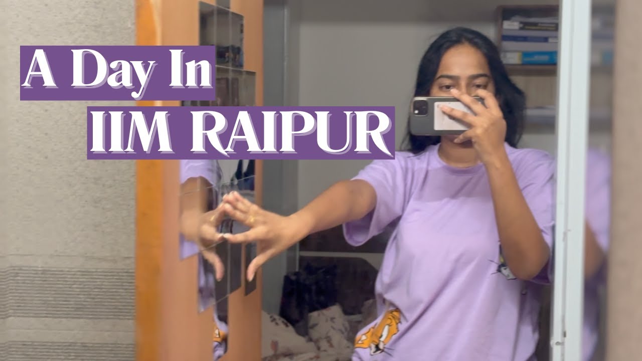 A Chill Sunday in My Life at IIM Raipur | Raw but Unrealistic!!!