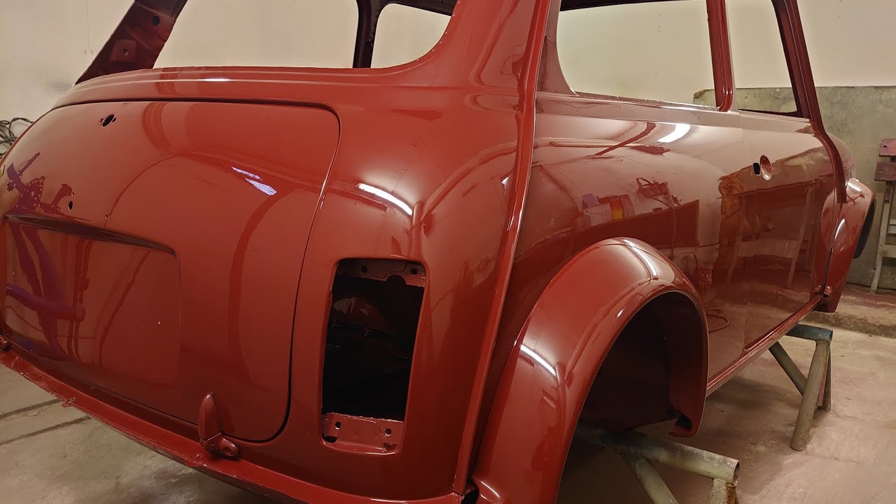 classic mini restoration from start to finish #restoration #classic #mini #painting #classiccars