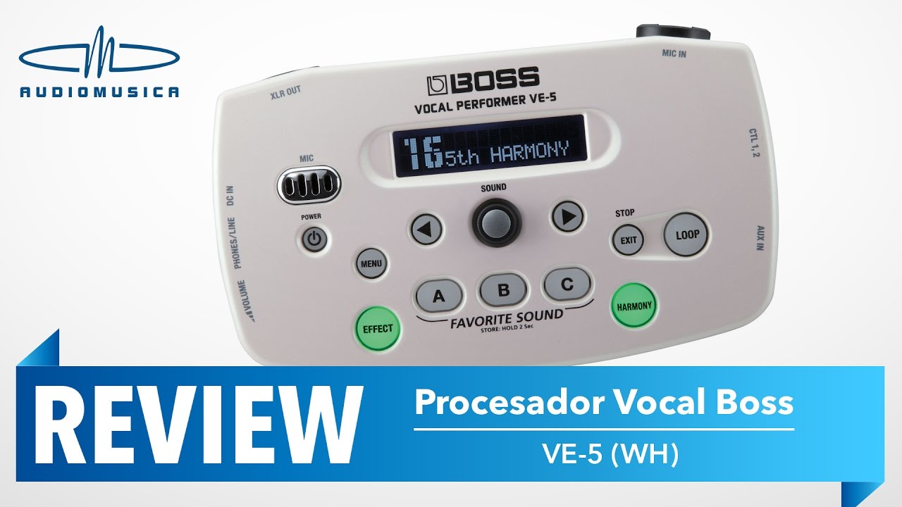 REVIEW / Procesador vocal Boss VE - 5
