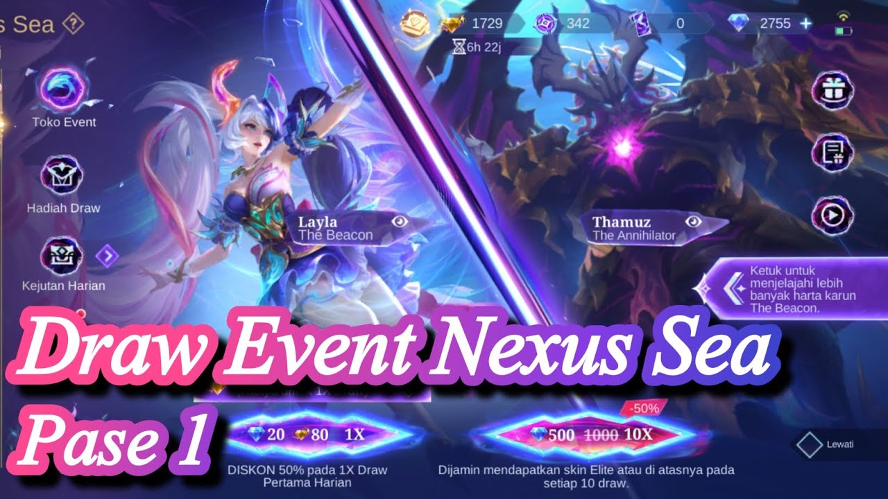 DRAW EVENT NEXUS SEA UNTUK DAPETIN  LAYLA LEGEND!! 🤭😭😋