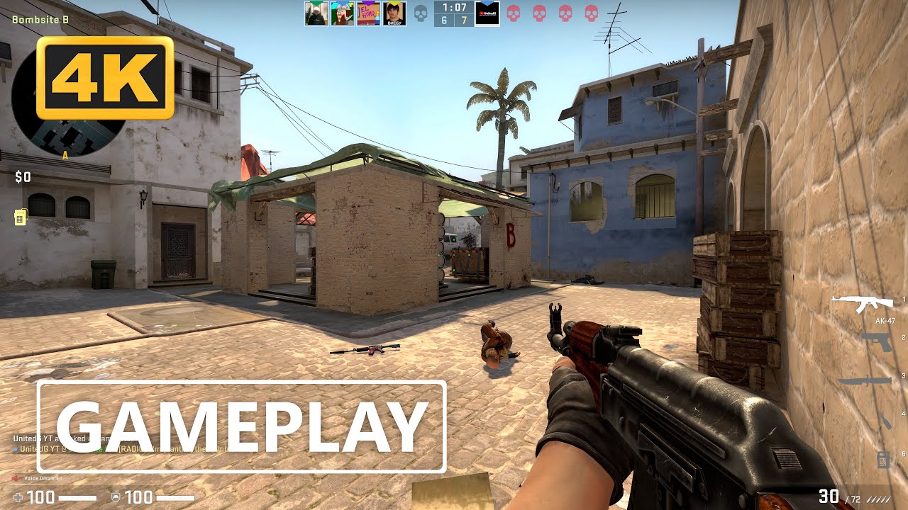 CS:GO Gameplay 4K (No Commentary)