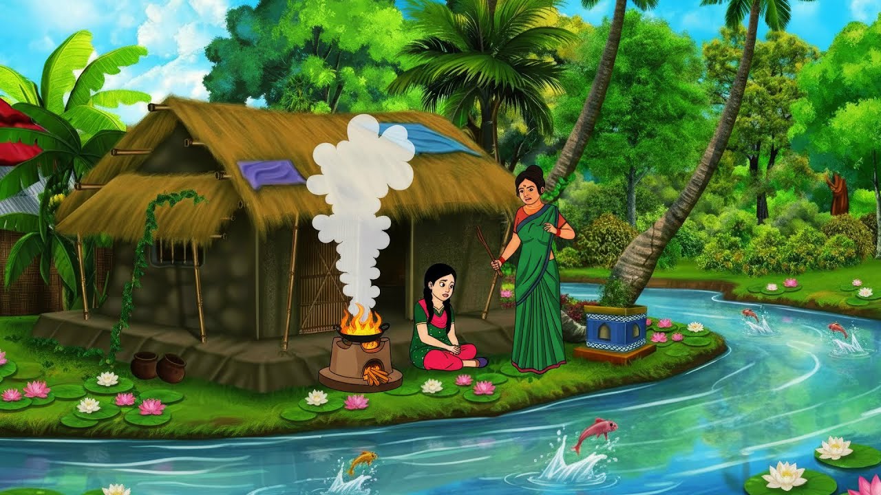 सौतेली बेटी का भाग | Hindi Story | Hindi Kahaniya | Moral Stories | cartoon story