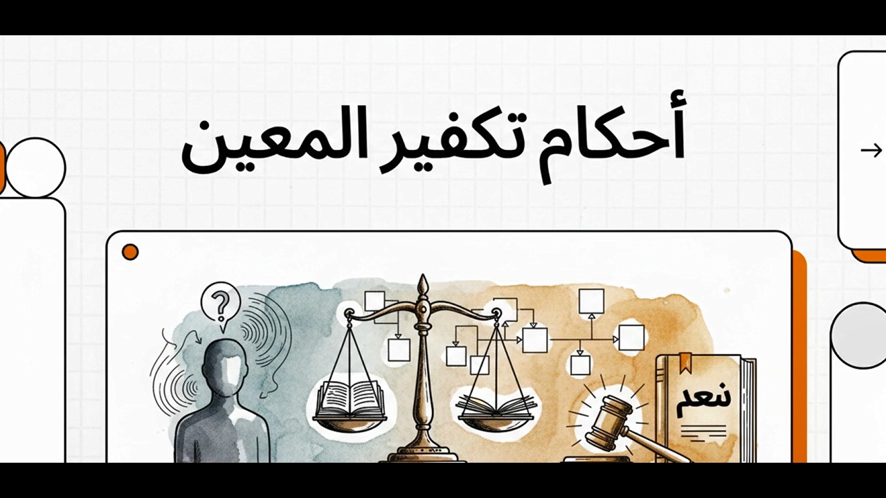 1- أحكام تكفير المعين