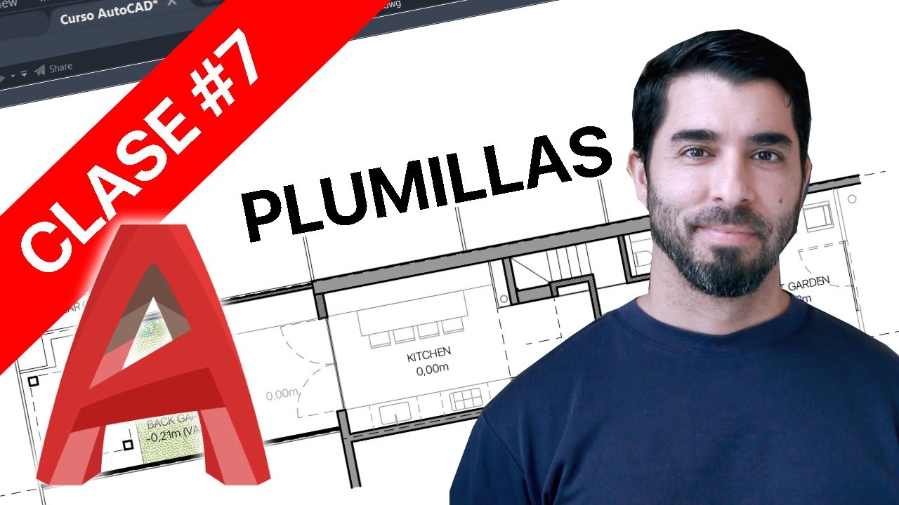 PLUMILLAS en AutoCAD - ✅ 【Agregar y Añadir】# Clase 7 (Curso de AutoCAD)