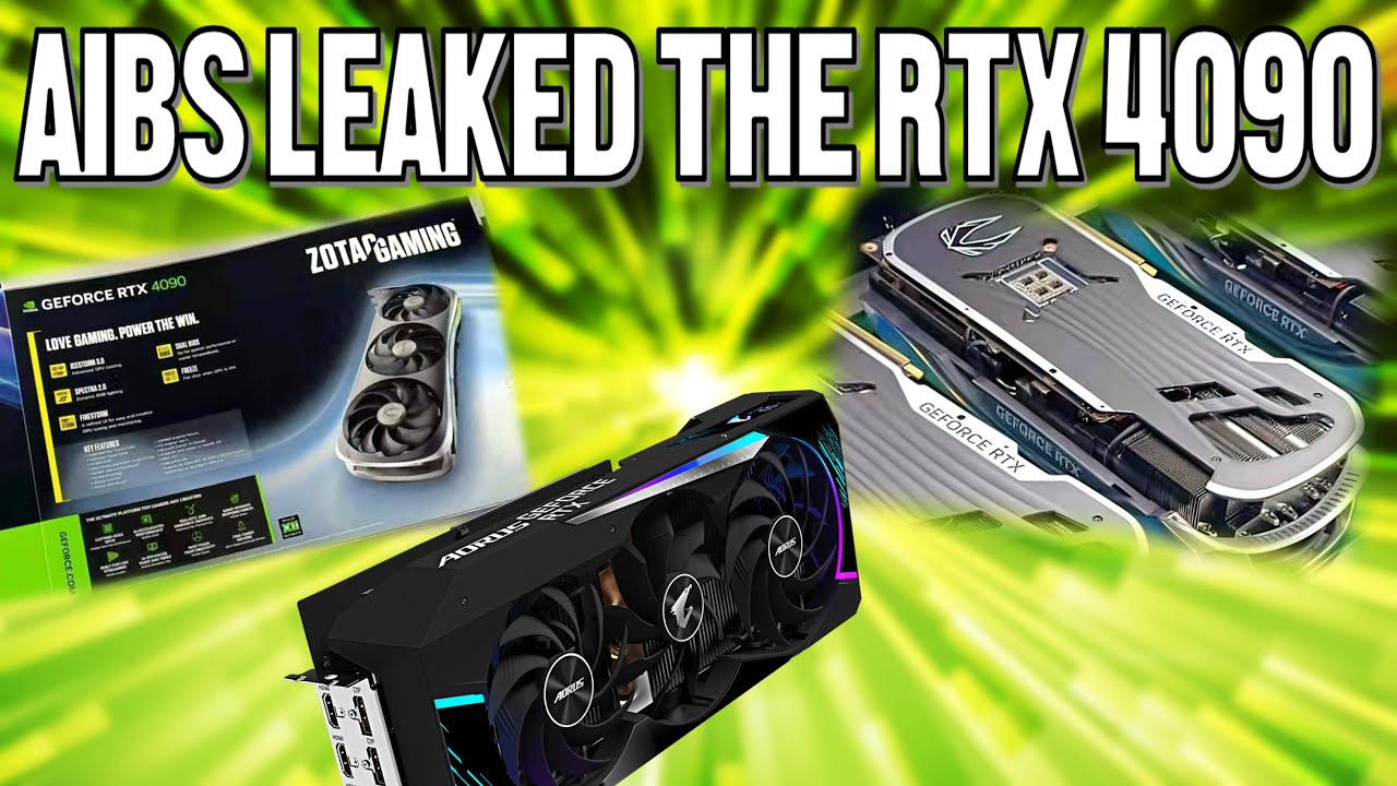Nvidia RTX 4090 Leaked by Zotac and Gigabyte & RTX 4000 Series Release Schedule