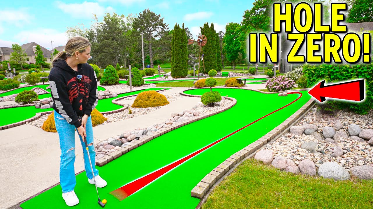 Elisha Made The HARDEST Hole In One On The Course!