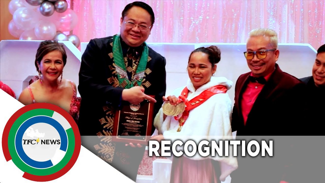Hidilyn Diaz honored in NYC for world championships win | TFC News New York, USA