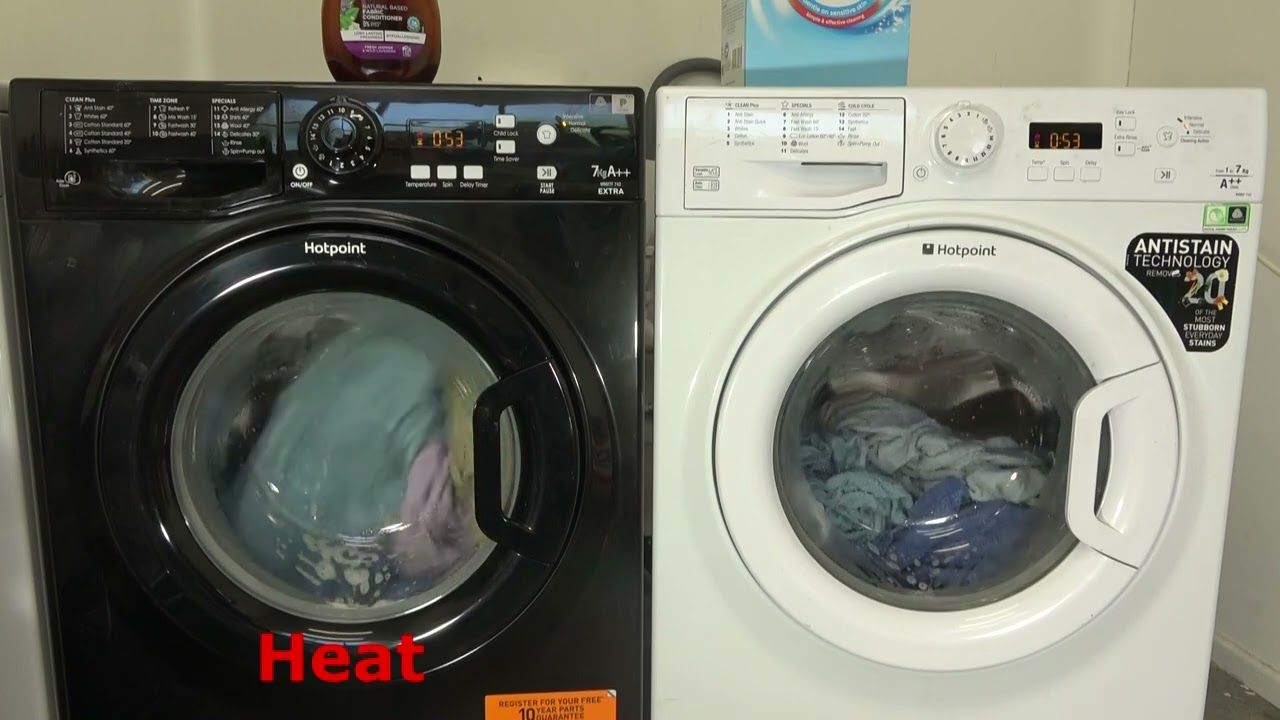 Wash Race - Hotpoint Anti stain Quick vs. Fast wash 60
