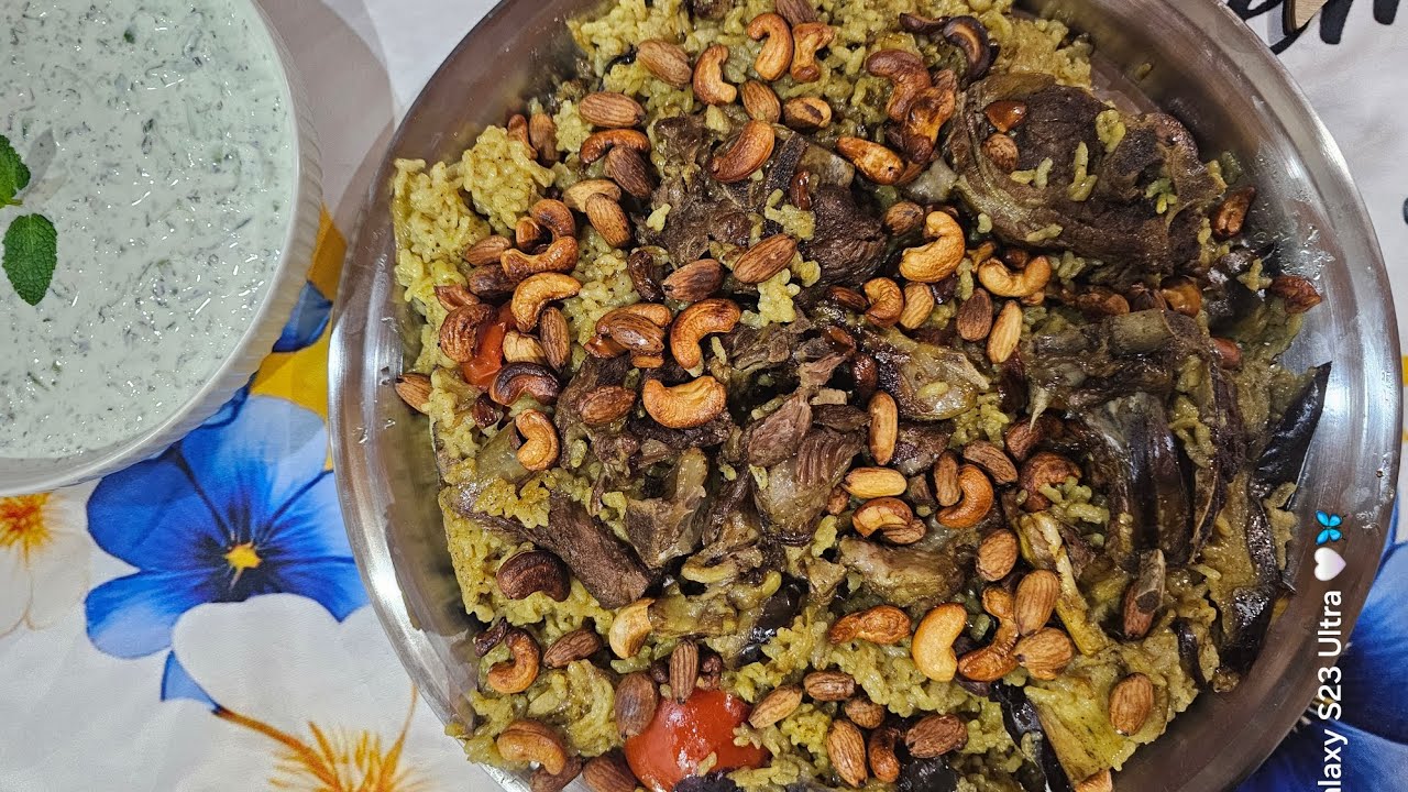 طريقة عمل المقلوبة باللحم مع الرز 😋 طعم ولا أطيب | الحلقة الثانية والعشرون من على سفرة رمضان♥️🌙