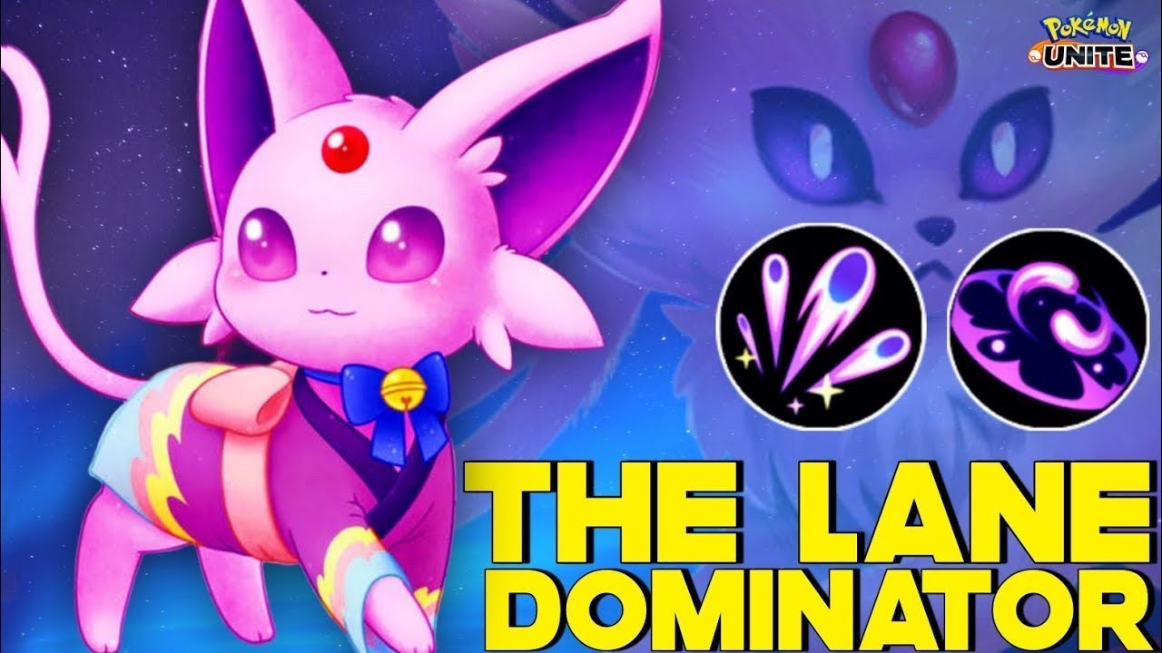 PSYSHOC ESPEON is silently becoming TOP ATTACKER// POKEMON UNITE  @POKENITEYT @PokeVenger_ 