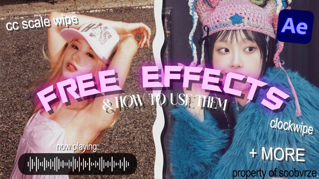 free effects: & how to use them || after effects