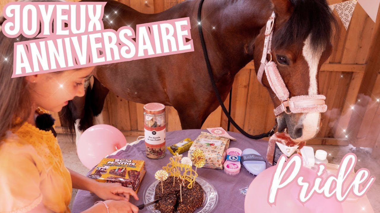 7ans de Pride 🎂🥳 Un poney, un gâteau, ça part dans tous les sens 🤪