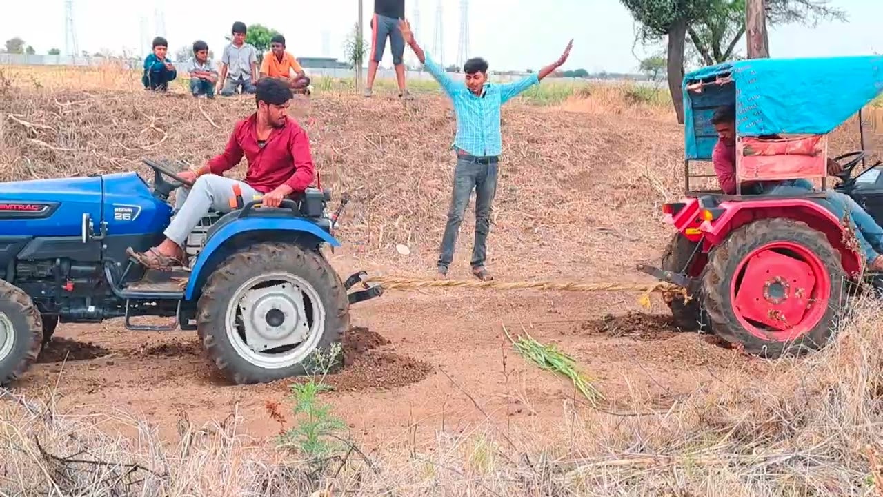 MAHINDRA JIVO 245 DI VS FARMTRACK ATOM 26 TOCHAN TEST.... 🔥