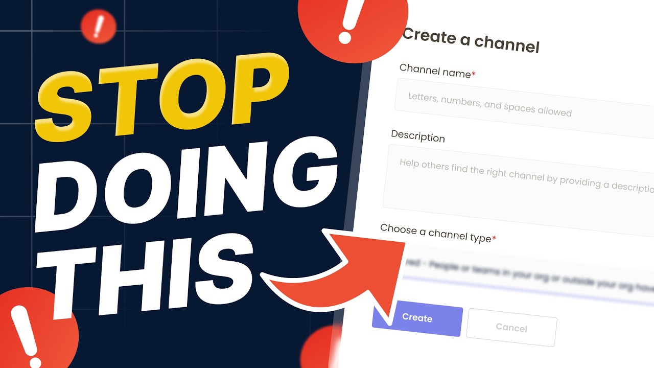 Вы неправильно используете каналы: стандартные, частные и общие.