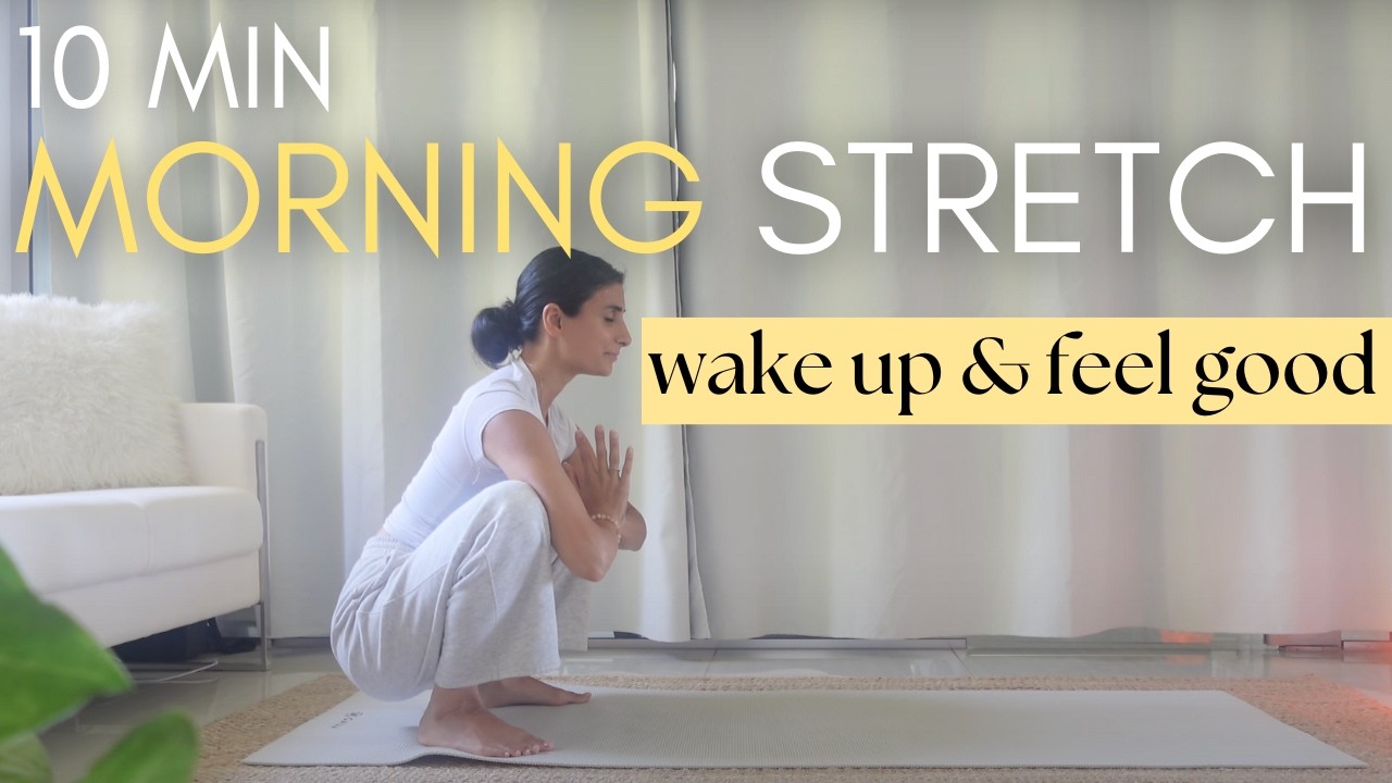 10 MIN MORNING STRETCH | Wake Up Full Body Stretch For All Levels (Yoga With Nancy)