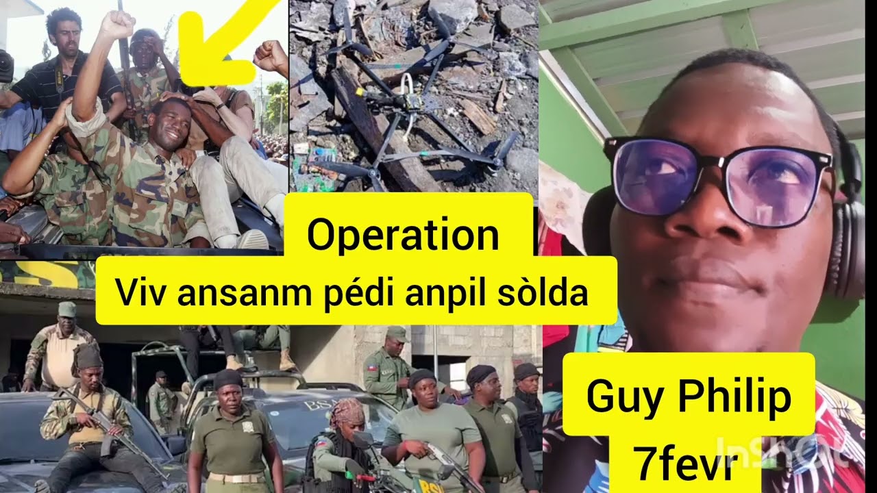 Woy Guy Philips pédi Miskaden trayi Revolution pou change Haiti viv ansanm sispék mésenéyo komanse f
