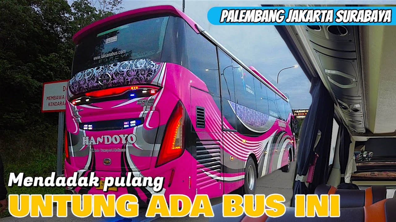 Untung ada bus ini, pesan tiketnya dadakan‼️Trip Po Handoyo Pelembang - Jakarta