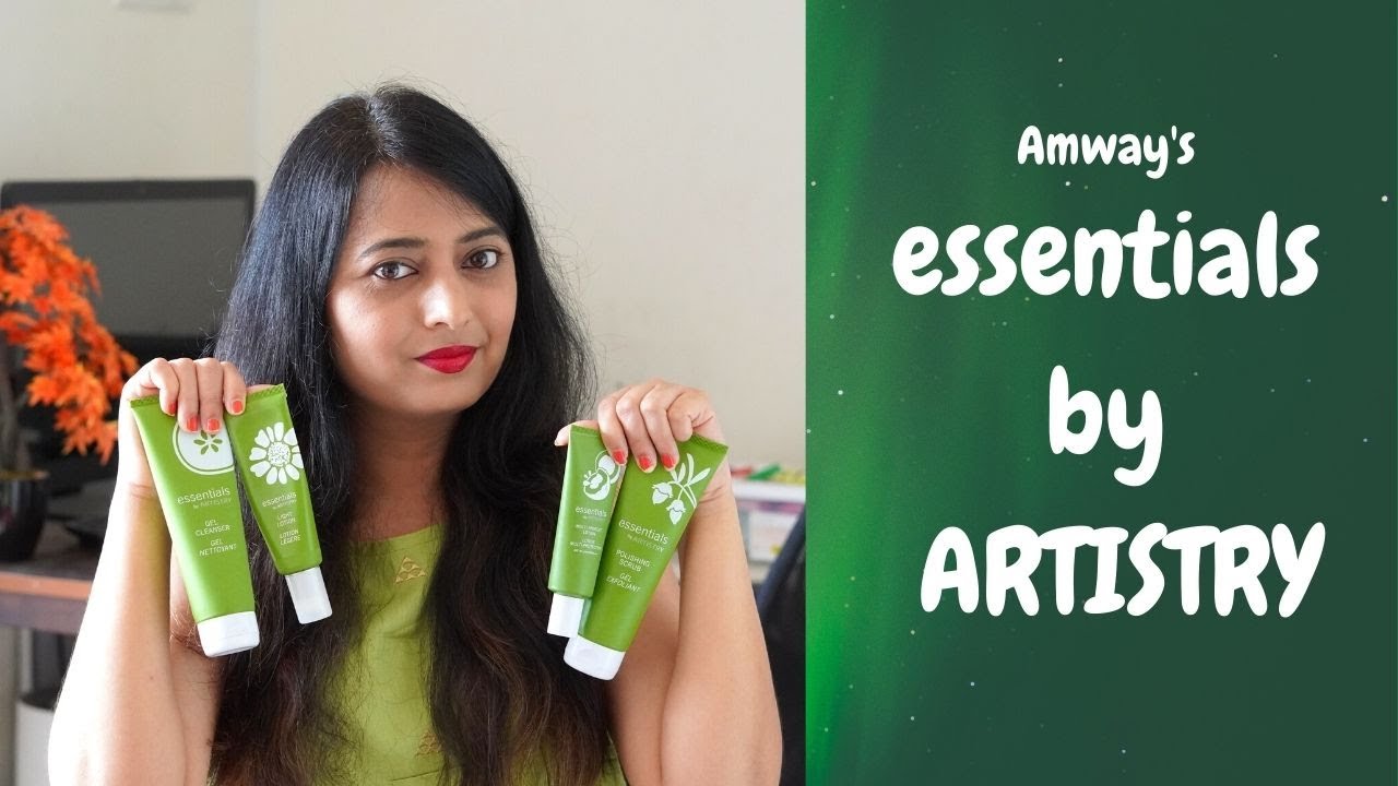 Amway Essentials by Artistry | Gel Cleanser, Lotion, Multi Protect Lotion & Scrub | By hnbStation