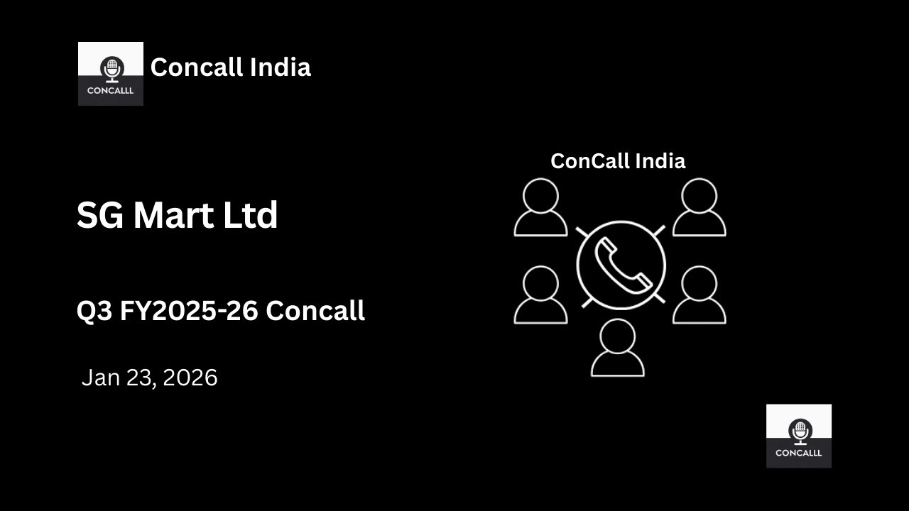 SG Mart Ltd Q3 FY2025-26 Concall