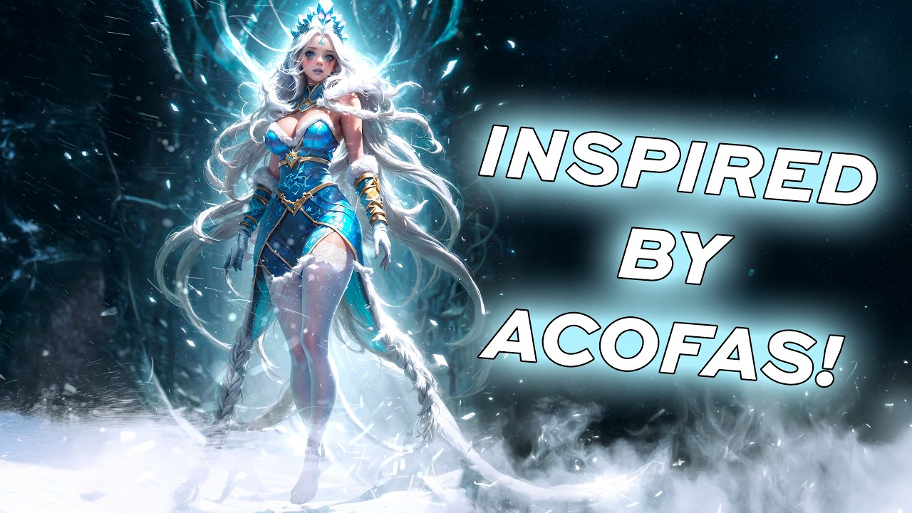 Between Frost and Firelight | Lyric Video | Fantasy Song Inspired by ACOFAS