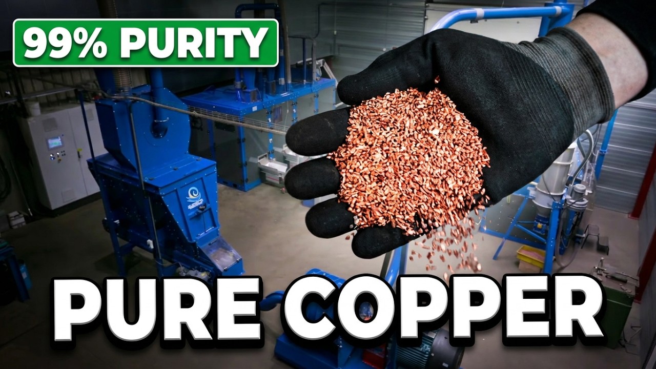 Electric Cable Recycling Plant | High-Purity Copper Recovery System by ERS