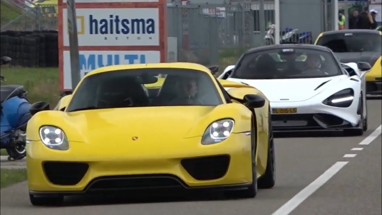 SuperCars Leaving a Carshow ! LOUD ! SuperCarSunday 2024