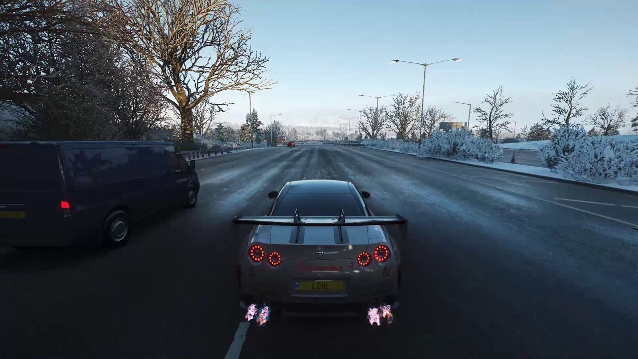 Forza Horizon 4 - Nissan GTR Liberty Walk Widebody INSANE tunnel PURE sound