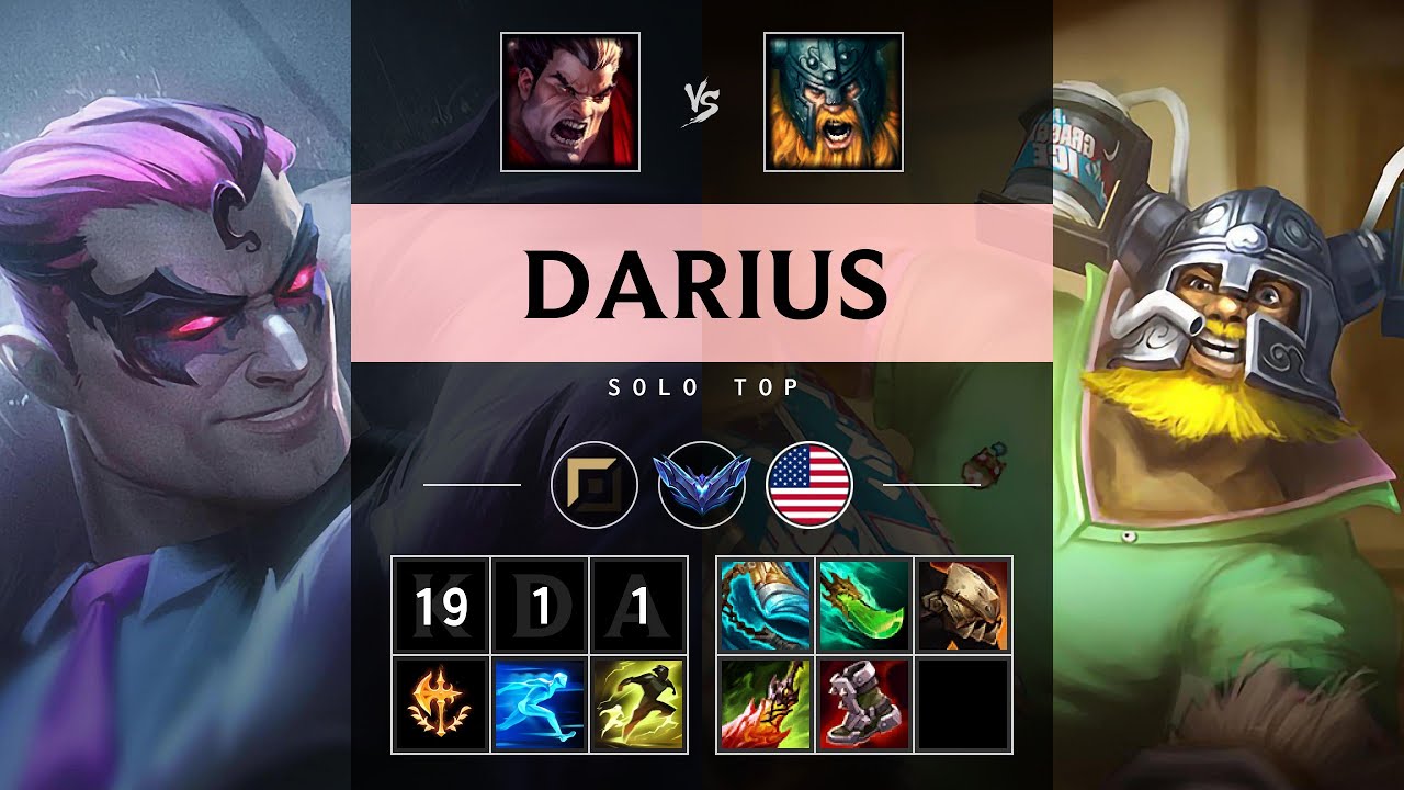 Darius Top vs Olaf - NA Diamond Patch 25.19