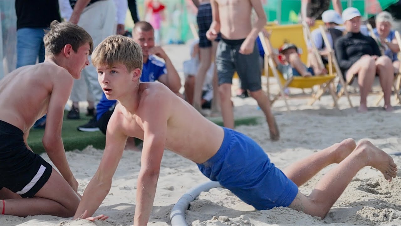 U17 S. Argos (EST) vs M. Abilon (EST) 60kg 3rd place! Beach youth wrestling Estonia.