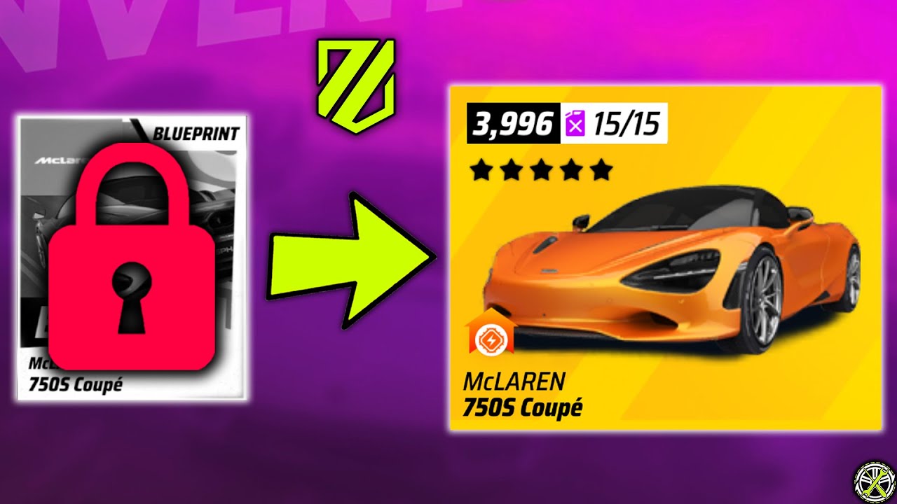 From SCRATCH to GOLD McLaren 750S Coupé: Asphalt Legends RTG #851