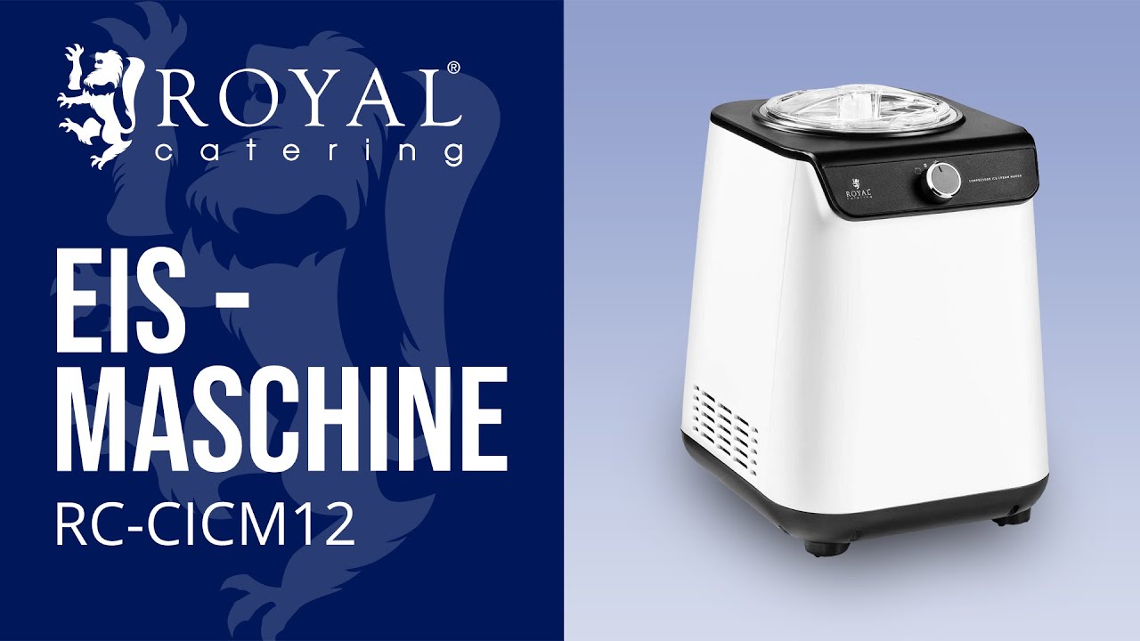 Eismaschine Royal Catering RC-CICM12 | Produktpr&auml;sentation