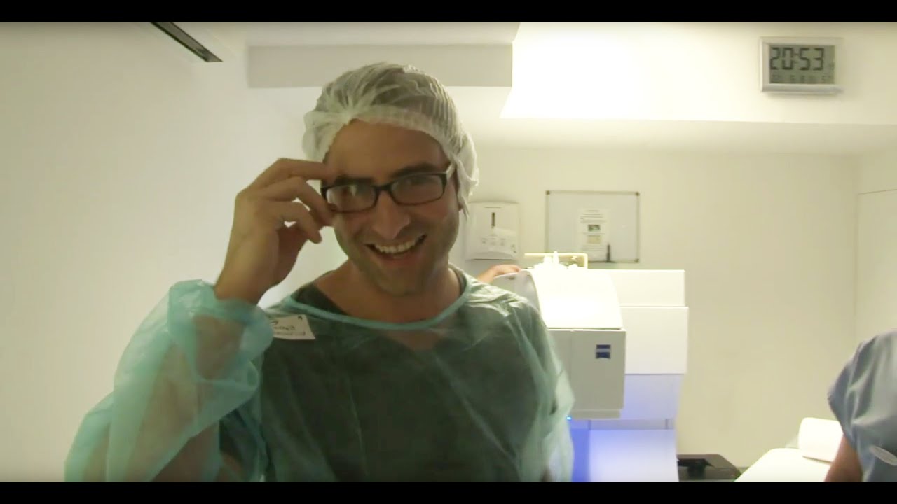 Etienne, ingénieur, opéré avec la nouvelle technique laser SMILE à New Vision
