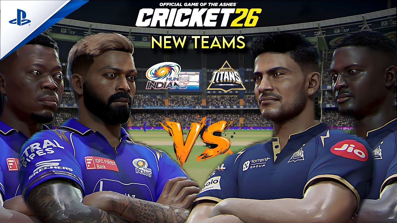 Cricket 26 | MI vs GT | IPL 2026 New Teams Clash 🏏 Wankhede Batting Paradise! | Ultra Realism