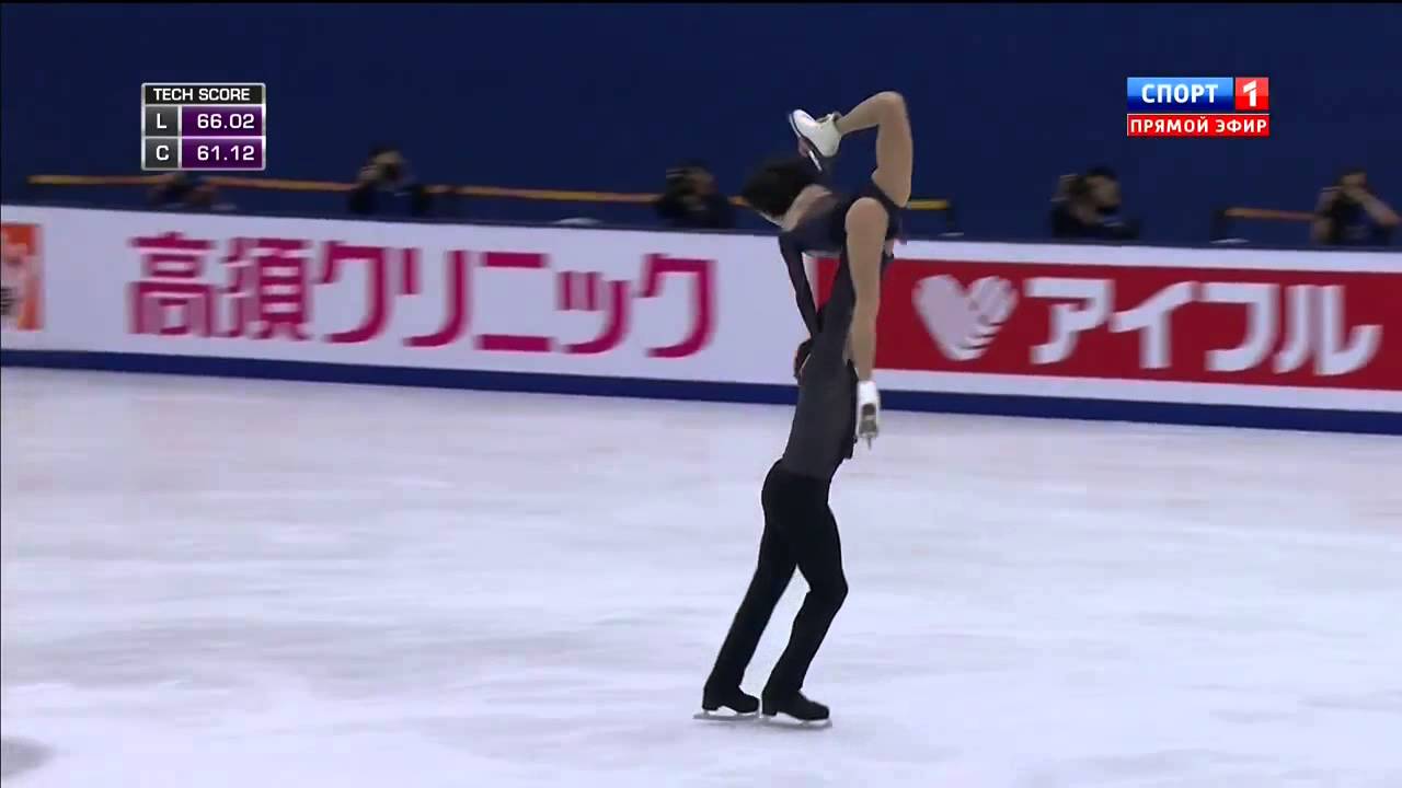 Юко Кавагути/Александр Смирнов. Пары. ПП Cup of China 2015 г. Yuko KAVAGUTI⁄Alexander SMIRNOV